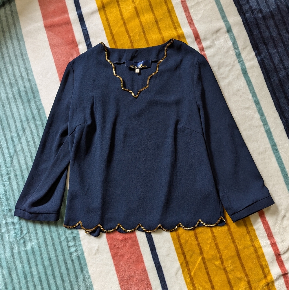 Francesca's 3/4 Sleeve Blouse